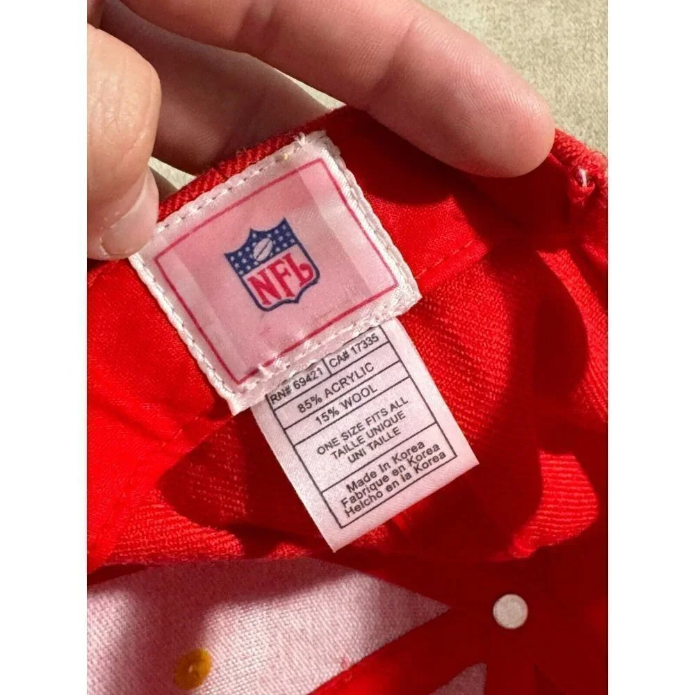Vintage NFL Kansas City‎ Chiefs Wool Embroidered Hat Cap OS